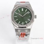 OR Factory 1:1 Best Edition Audemars Piguet Royal Oak 50th 15510st Watch Green Dial Stainless Steel